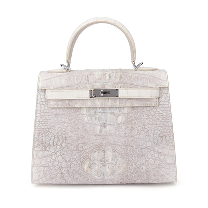 Crocodile skin handbag Genuine leather casual bag Ladies shoulder bag Crossbody bag