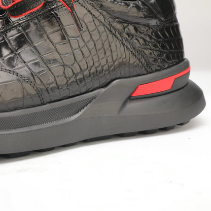 Crocodile Belly Skin Genuine Leather Men's Leather Shoes Sports Casual Shoes 