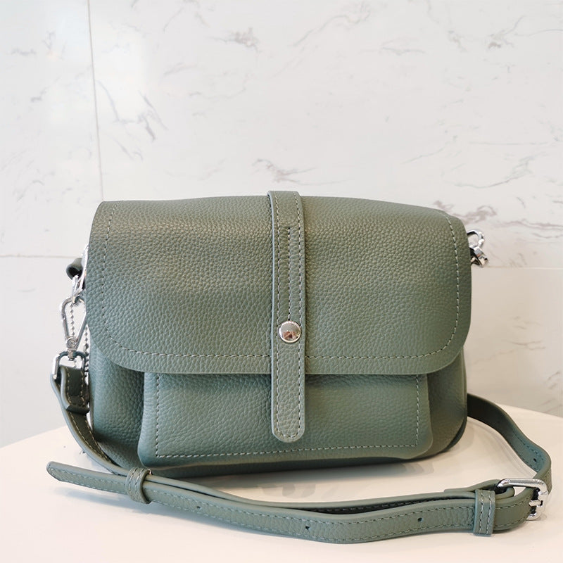 Retro cowhide women bag large capacity women bag fashion commuter bag shoulder bag