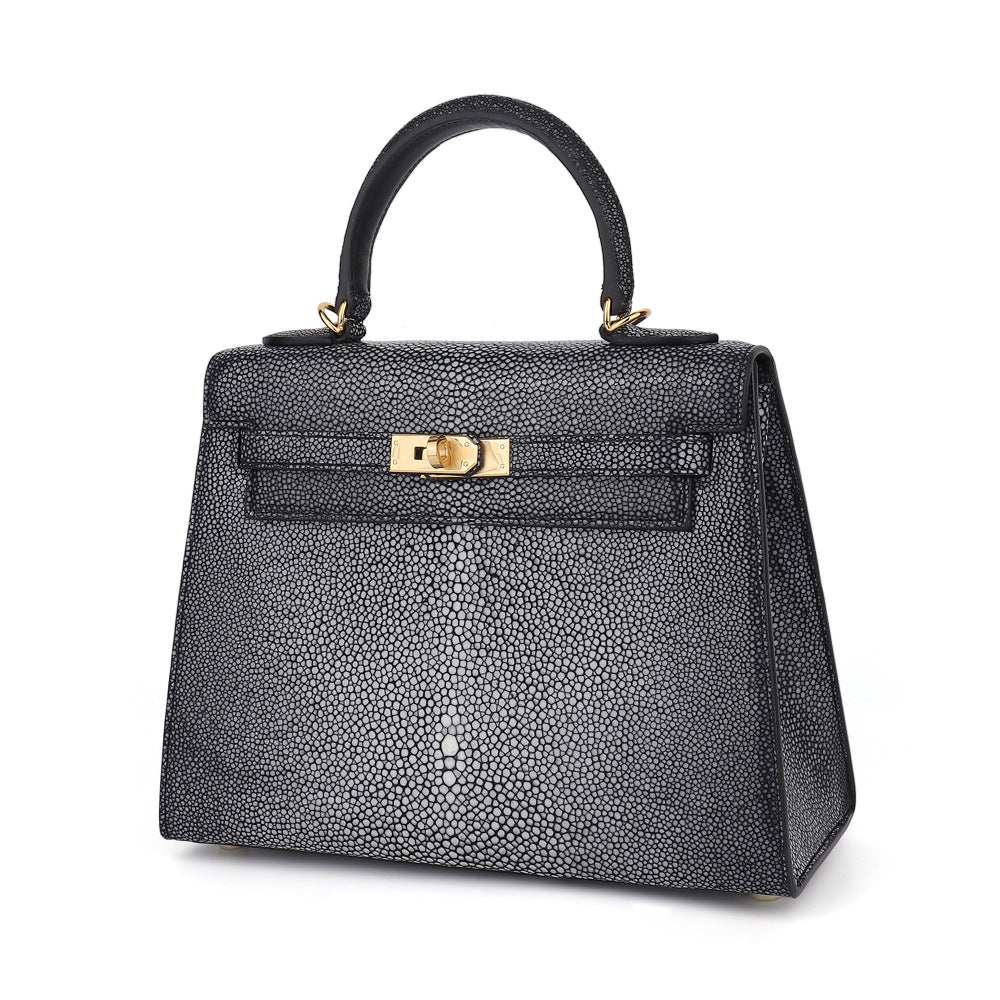 Stingray leather bag ladies genuine leather shoulder bag handbag crossbody bag goes with anything