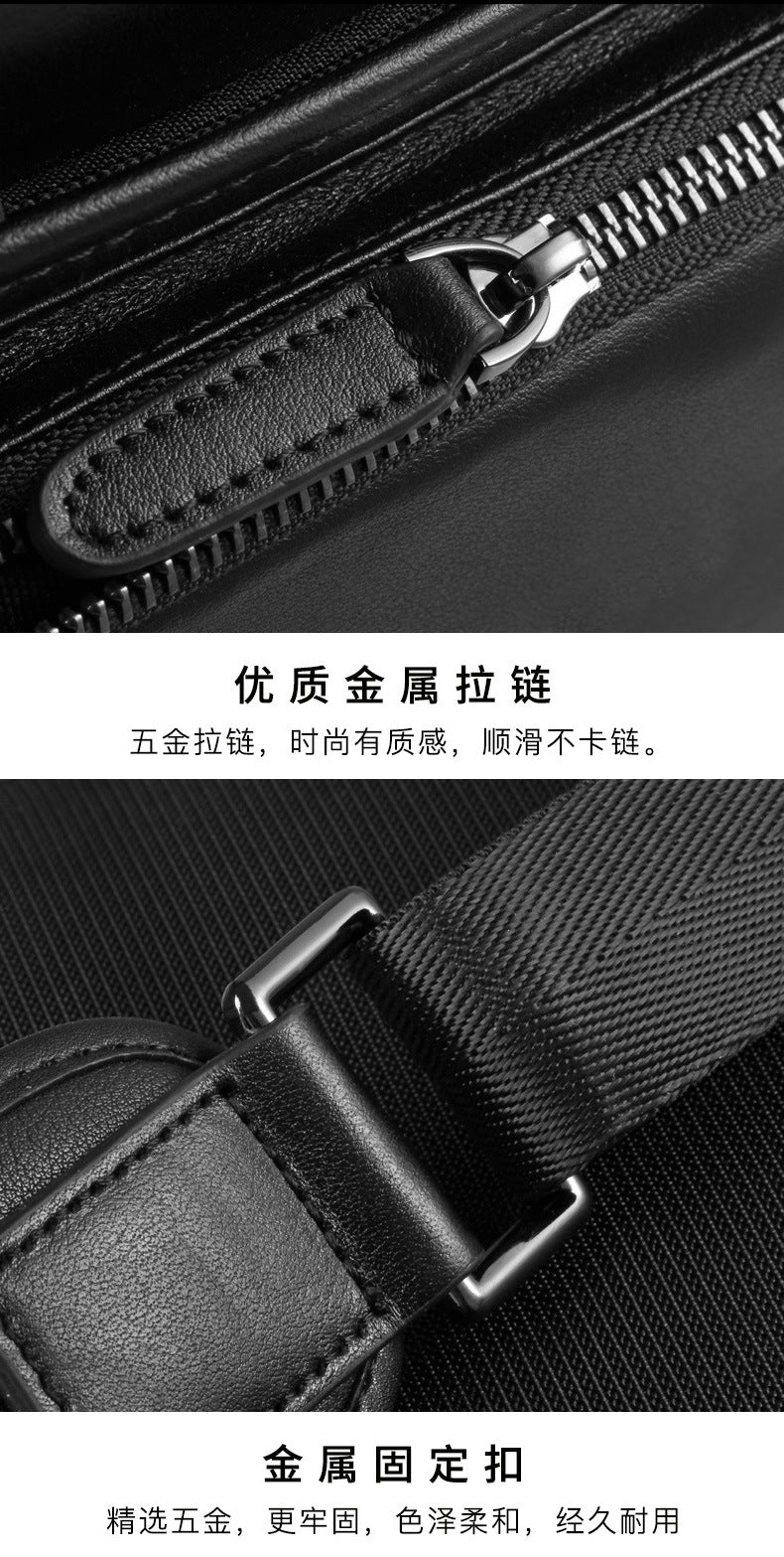 Men's backpack genuine cowhide leather high quality Korean casual sports backpack 