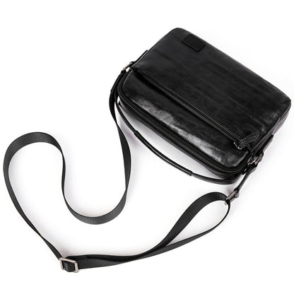 Men's shoulder bag, genuine cowhide leather, business commuting handbag, handbag, crossbody bag for men 