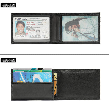 Men's long wallet, tanned leather, high quality coin purse, birthday gift, wallet for men 