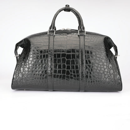 Crocodile Belly Skin Unisex Genuine Leather Travel Bag Luxury Travel Business Luggage Bag Super Large Capacity Handbag Handbag 