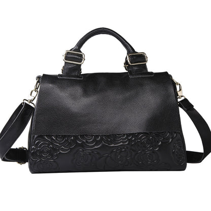 Women's handbag fashion genuine leather bag small incense style commuting crossbody bag shoulder bag goes with anything
