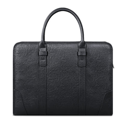 Men's handbag, genuine cowhide leather, handbag, crossbody bag, large capacity computer briefcase 