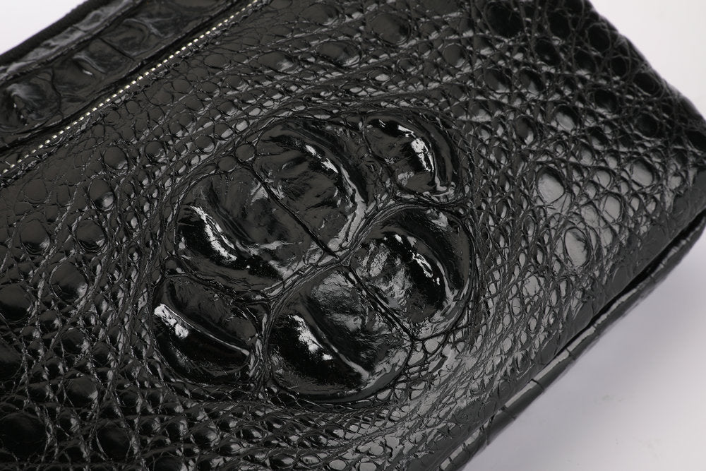 Crocodile Bone Skin Men's Shoulder Bag Messenger Bag Genuine Leather Large Capacity Casual Fashion Crossbody Bag for Men 