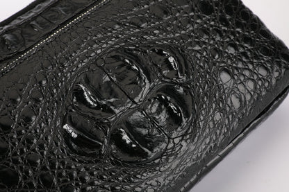 Crocodile Bone Skin Men's Shoulder Bag Messenger Bag Genuine Leather Large Capacity Casual Fashion Crossbody Bag for Men 