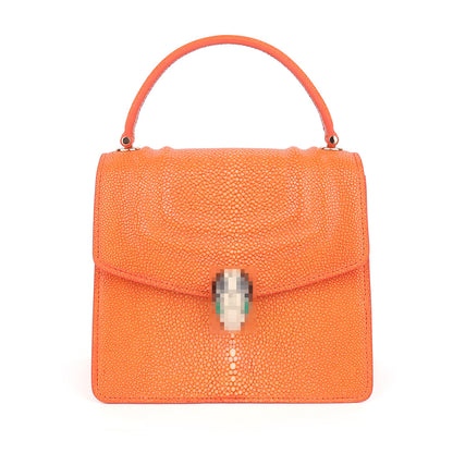 stingray leather bag trend casual ladies bag genuine leather shoulder bag handbag kelly bag