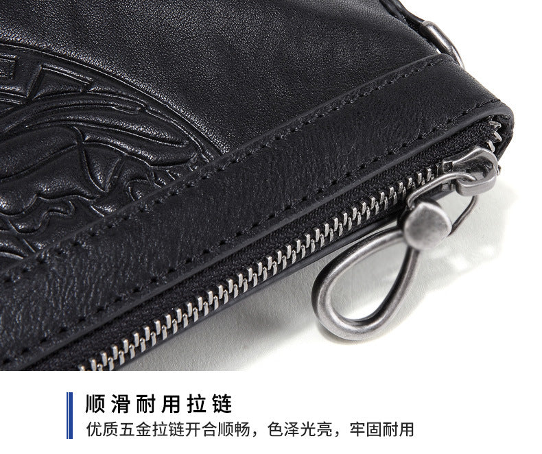 Men's Handbag Cow Leather Large Capacity Business Casual Fashion Men's Bag 