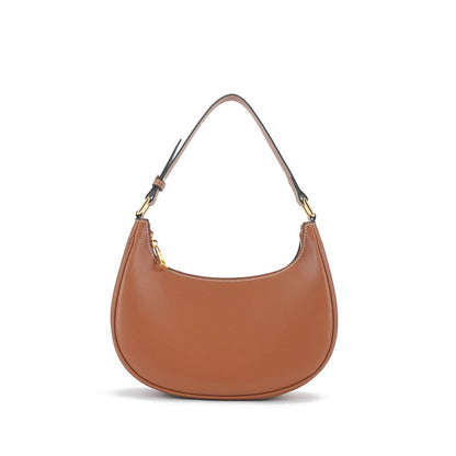 Genuine Leather Fashionable Women Bag Casual Retro Ladies Shoulder Bag Underarm Bag