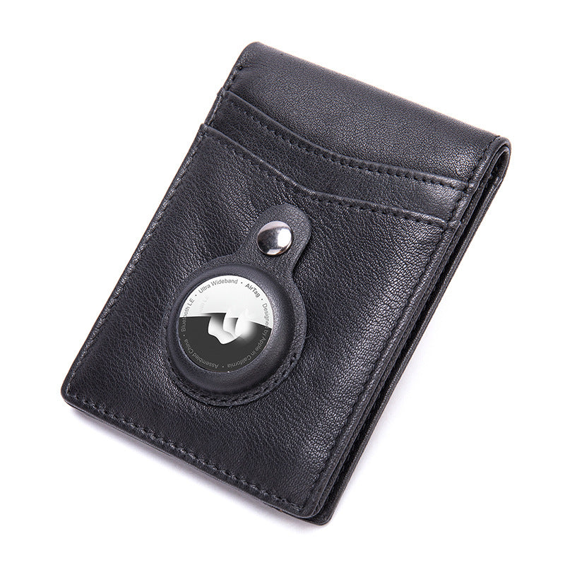 Men's wallet cowhide genuine leather retro business card holder card bag for men 