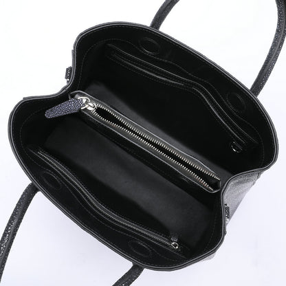 Large Size Women's Handbag Genuine Leather Diagonal Shoulder Bag Large Capacity Fashion Trend