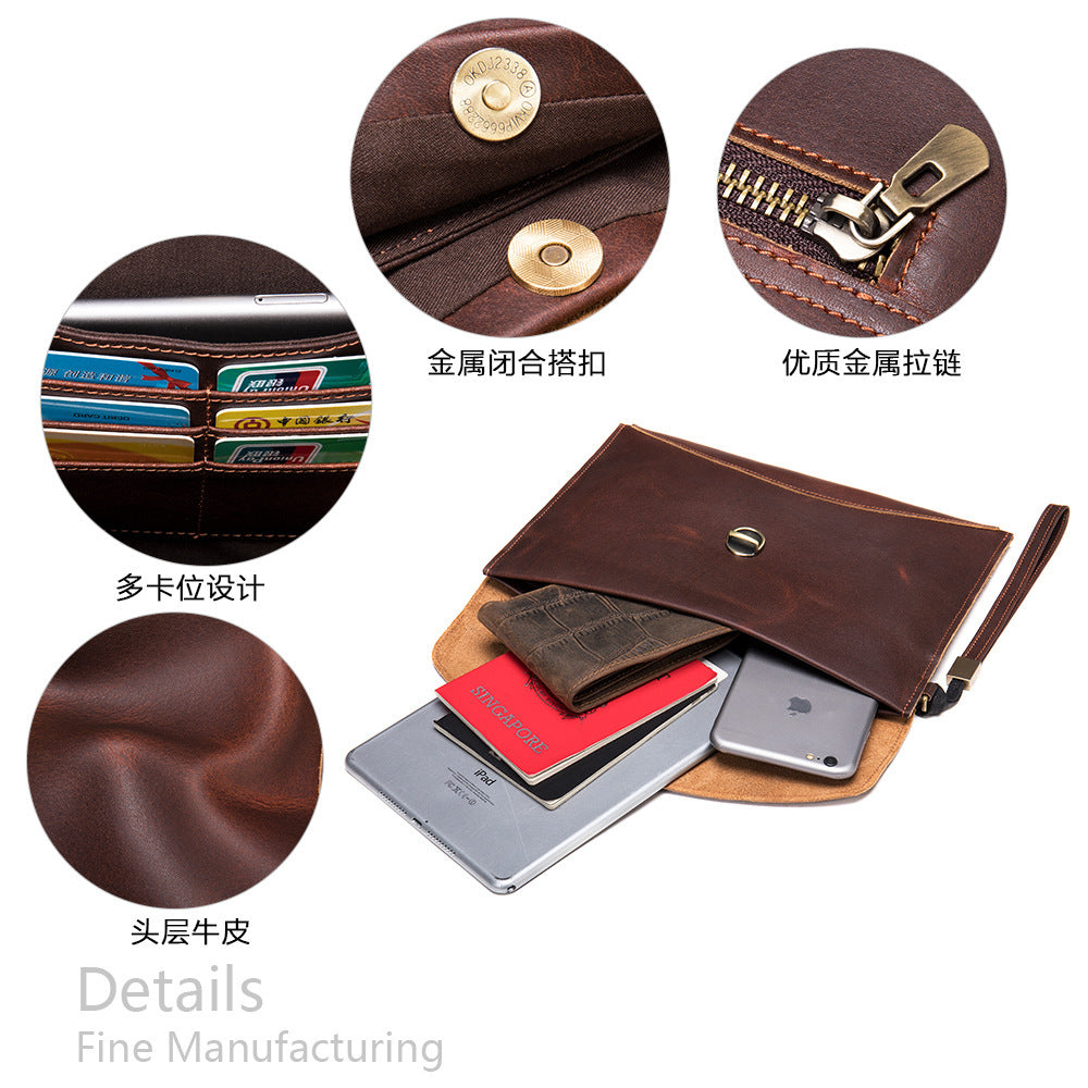 Men's Wallet Clutch Bag Casual File Bag Men's Wallet 