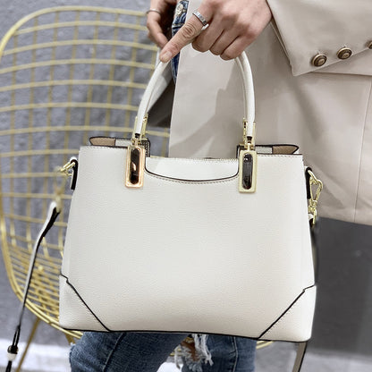 Genuine leather women bag bag cowhide ladies shoulder bag crossbody bag commuting OL fashion