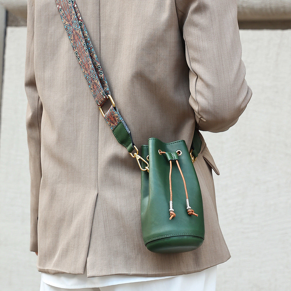 Genuine leather shoulder bag women's bag fashion crossbody bag cowhide Gyukawa