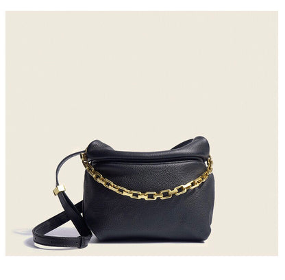 Cowhide bag women simple design chain bags shoulder bag messenger bag