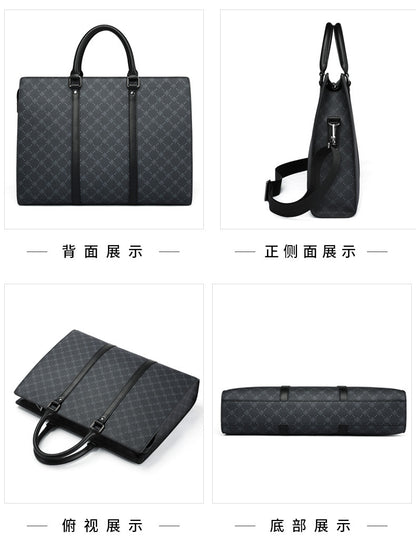 Men's Briefcase Business Business Travel Handbag Crossbody Shoulder Bag Large Capacity Travel Bag Men's Handbag 