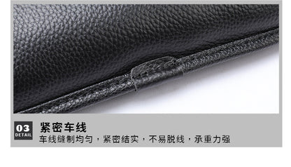 Men's Shoulder Bag Genuine Cowhide Leather Simple Fashion Men's Crossbody Bag 