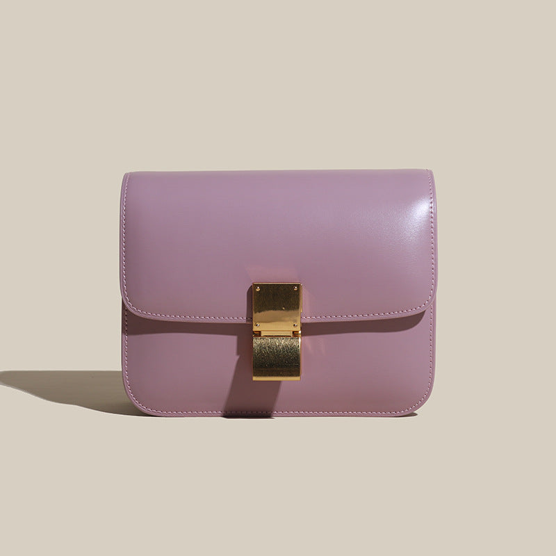 Bag Women Tofu Bag Genuine Leather Women Bag Luxury Retro Box Small Square Bag Crossbody Bag Goes with Anything