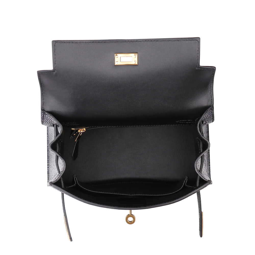 Stingray leather bag ladies genuine leather shoulder bag handbag crossbody bag goes with anything