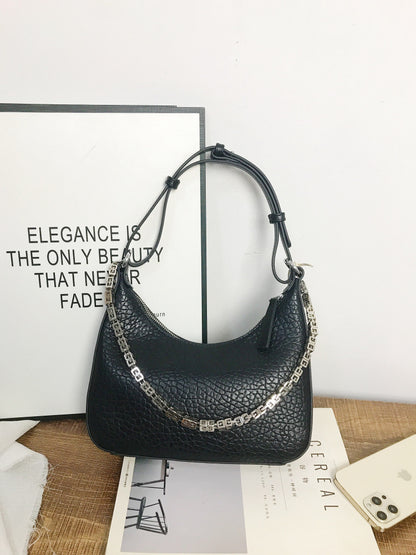 Chain Bag Women's Fashion Casual Texture Bubble Pattern Crossbody Bag Underarm Bag Trend
