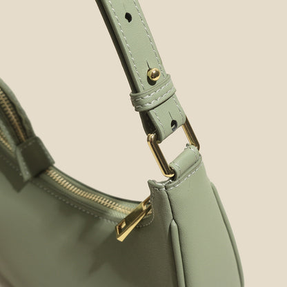 Genuine Leather Fashionable Women Bag Casual Retro Ladies Shoulder Bag Underarm Bag