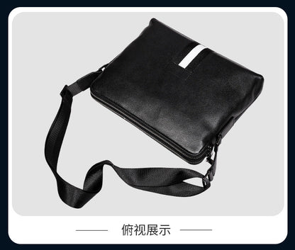 Men's Shoulder Bag Made of Genuine Cowhide Leather High Quality Casual Crossbody Bag 