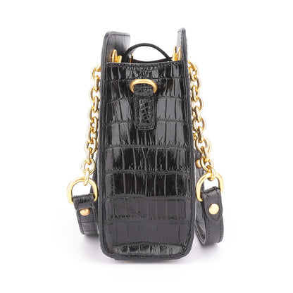 Genuine leather bag ladies casual crossbody bag fashion shoulder bag that goes with everything