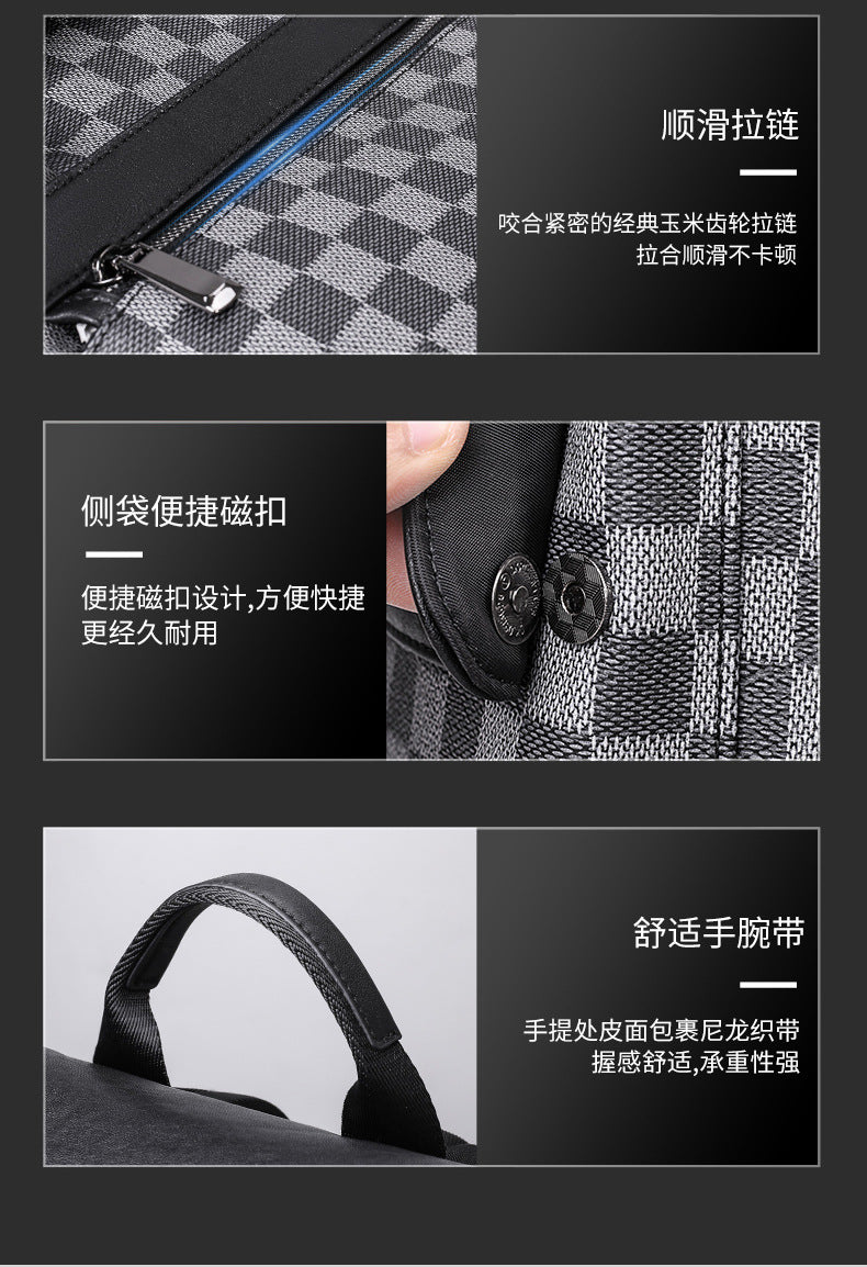 Men's backpack fashion large capacity computer bag travel bag backpack 