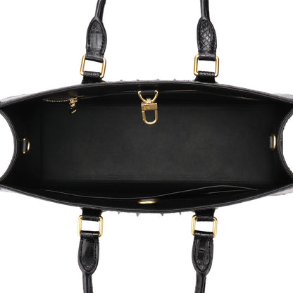 Women's Crocodile Bag Atmospheric Genuine Leather Handbag Casual Car Stitch Shoulder Bag