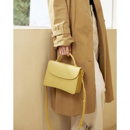 Women's Handbag Small Rectangular Shoulder Bag Female Luxury Genuine Leather Temperament Fashion High Quality