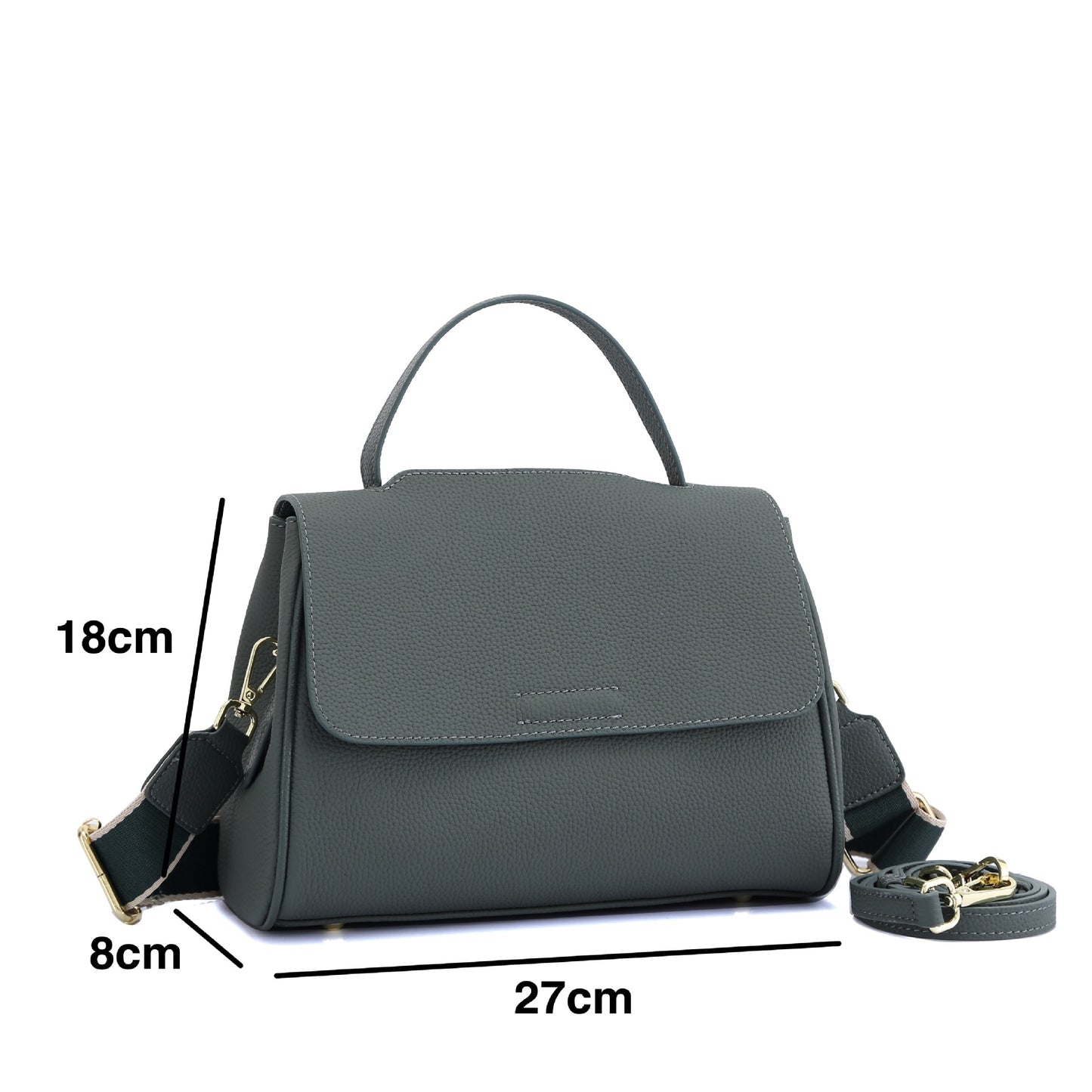 Women's handbags fashionable genuine leather shoulder bags crossbody bags go with anything