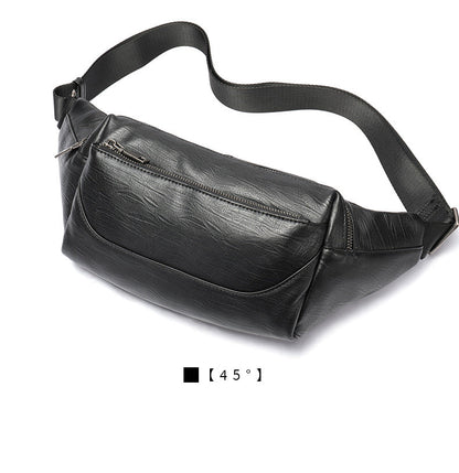 Men's Waist Bag Sports Fashion Casual Commuting Bust Bag Shoulder Bag 