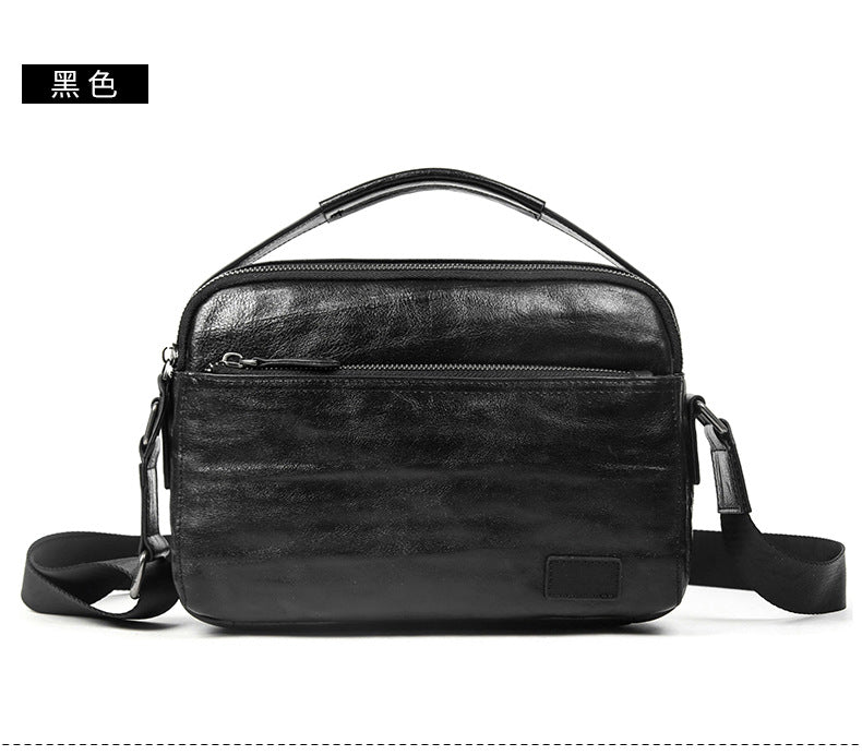 Men's shoulder bag, genuine cowhide leather, business commuting handbag, handbag, crossbody bag for men 
