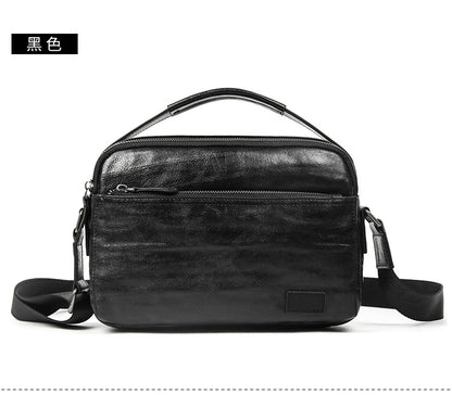 Men's shoulder bag, genuine cowhide leather, business commuting handbag, handbag, crossbody bag for men 