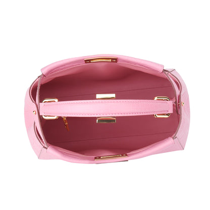 Siamese Crocodile Skin Women's Bag Luxury Bag Kitten Bag Genuine Leather Handbag Shoulder Bag