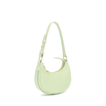 Women's Bag Underarm Bag Stylish Handbag Shoulder Bag Half Moon Bag Genuine Leather Retro