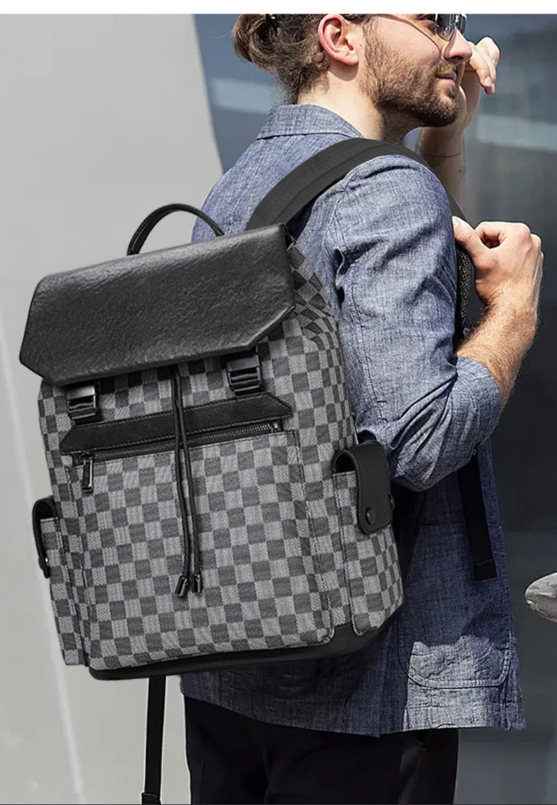Men's backpack fashion large capacity computer bag travel bag backpack 