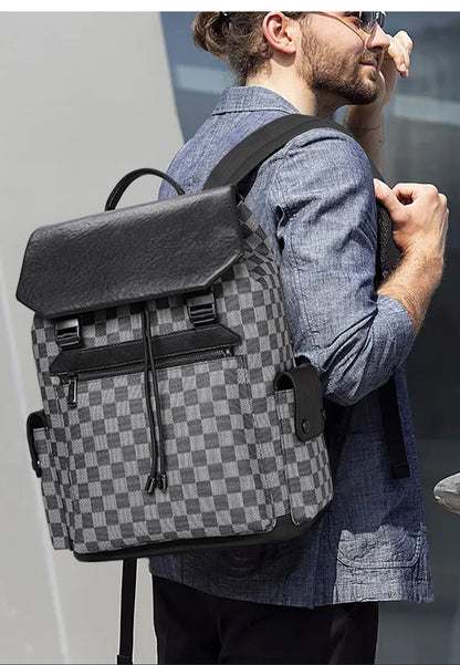Men's backpack fashion large capacity computer bag travel bag backpack 