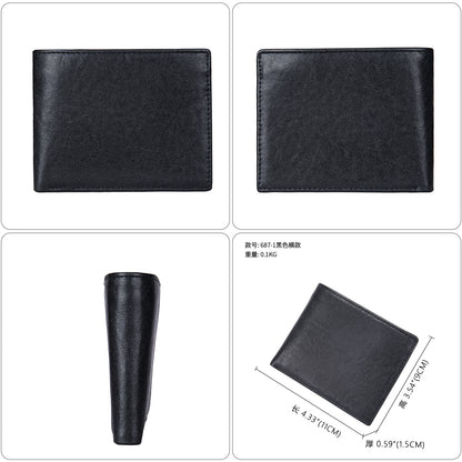 Men's long wallet, tanned leather, high quality coin purse, birthday gift, wallet for men 
