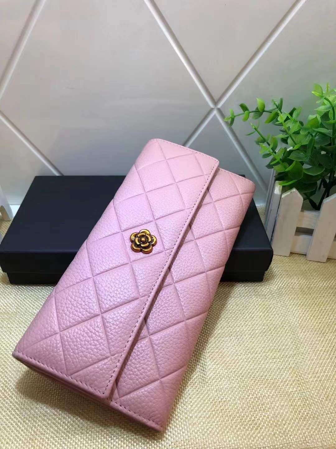 Cowhide long wallet ladies casual clutch bag wallet fashion smartphone