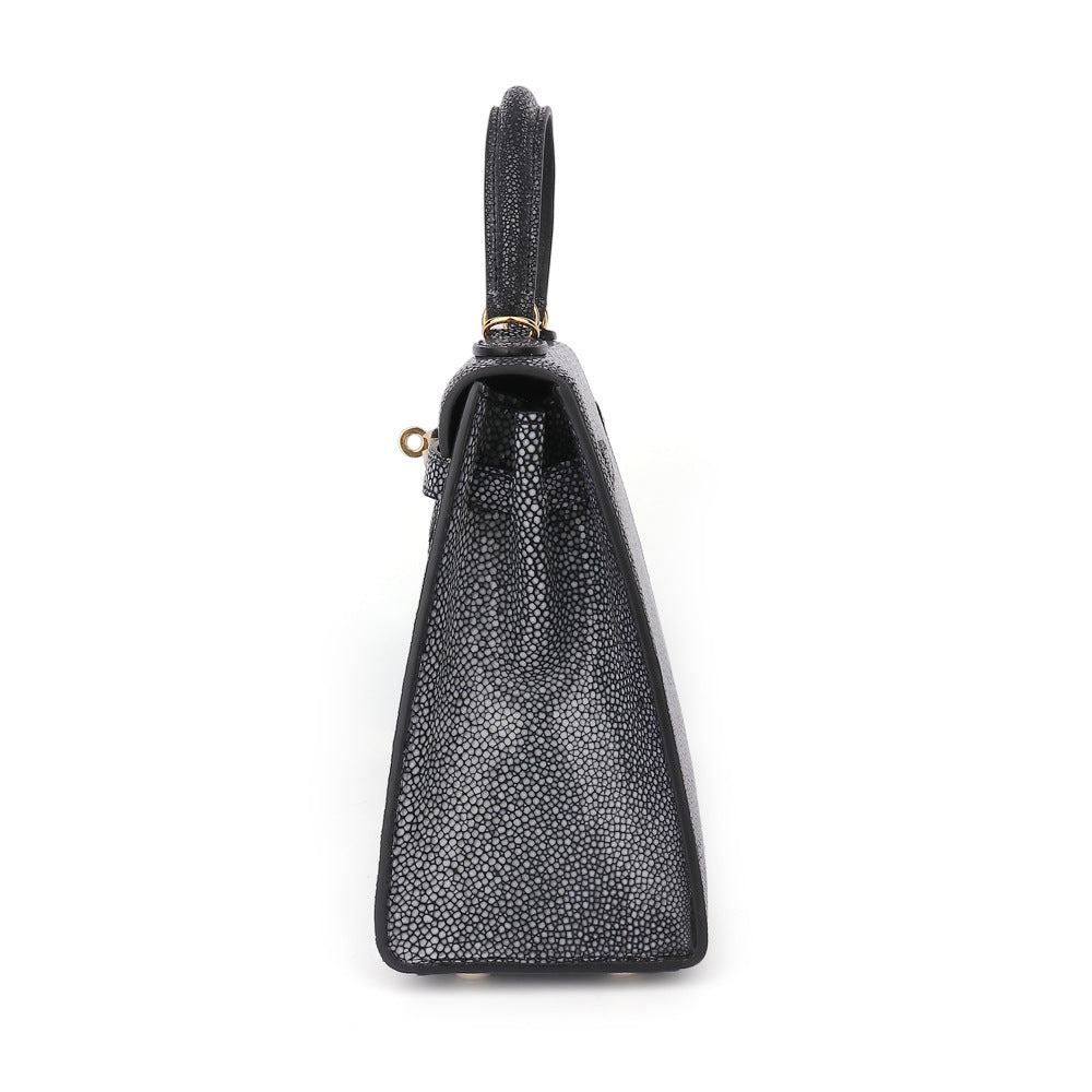 Stingray leather bag ladies genuine leather shoulder bag handbag crossbody bag goes with anything