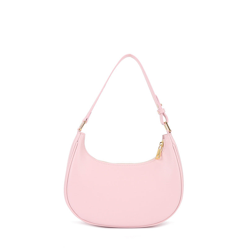 Genuine Leather Fashionable Women Bag Casual Retro Ladies Shoulder Bag Underarm Bag