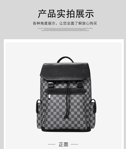 Men's backpack fashion large capacity computer bag travel bag backpack 