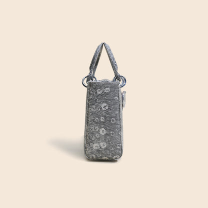 Lizard pattern luxury genuine leather women's bag leather tote bag crossbody bag 2way bag fashion