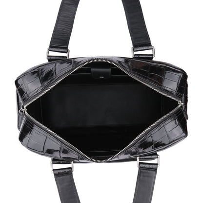 Large Capacity Travel Bag Leather Crocodile Leather Men's Bag Manufacturer Wholesale 