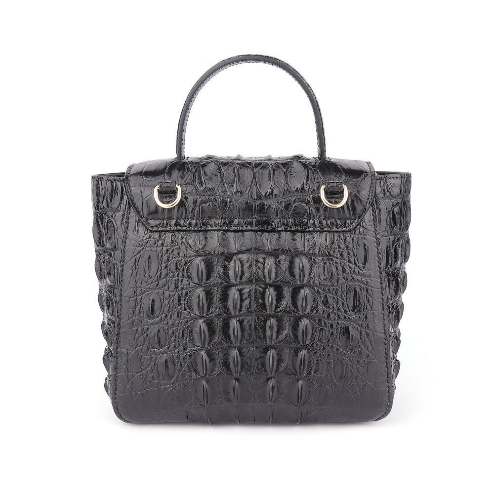 Fashion new Siamese crocodile skin large capacity ladies bag shoulder cross bag handbag 2way bag