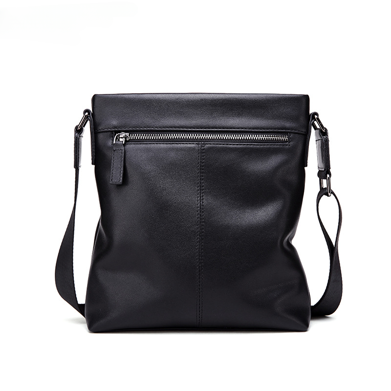 Men's Shoulder Bag Genuine Cow Leather Business Casual Korean Fashion Crossbody Bag for Men 