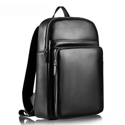 Men's backpack genuine cowhide leather high quality Korean casual sports backpack 
